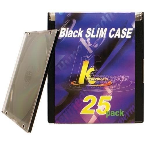 Khypermedia Slim Jewel Cases&#44; 25 Pk (pack of 1 Ea) - Premium Computers and Accessories from KHYPERMEDIA - Just $38.5! Shop now at Handbags Specialist Headquarter