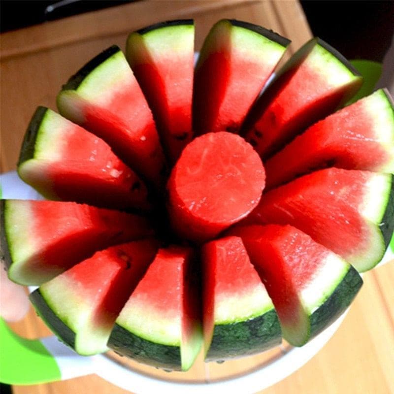 Kitchen Practical Tools Creative Watermelon Slicer Melon Cutter Knife 410 Stainless Steel Fruit Cutting Slicer - Premium Cook from eprolo - Just $38.74! Shop now at Handbags Specialist Headquarter