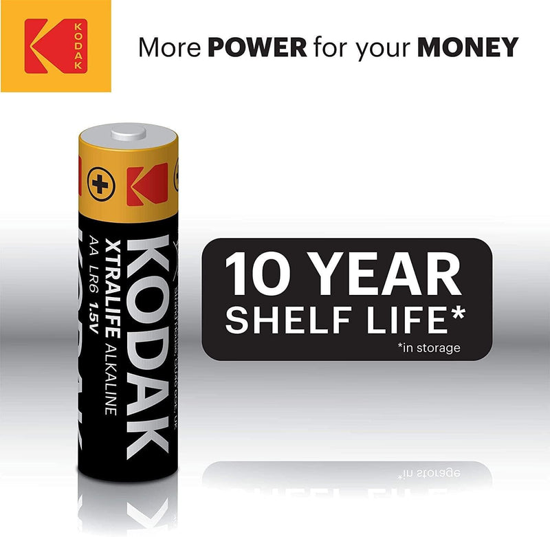 Kodak AA Batteries - Alkaline Batteries, 1.5V Mignon LR06 MN1500 AM3 Battery Pack (60 Count) (Qty 60.) - Premium BATTERIES from Visit the KODAK Store - Just $34.99! Shop now at Handbags Specialist Headquarter