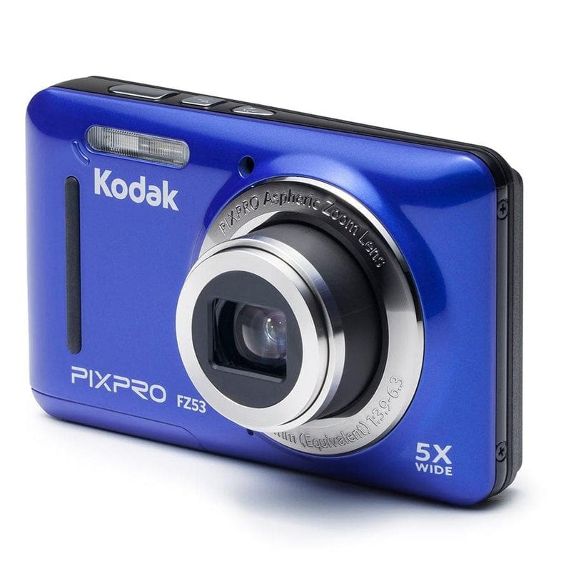 KODAK PIXPRO FZ53 Compact Digital Camera - 16MP 5X Optical Zoom HD 720p Video (Blue) - Premium  from Kodak - Just $114.0! Shop now at Handbags Specialist Headquarter