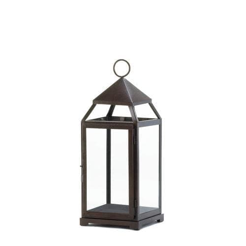 Large Bronze Contemporary Lantern - Premium Gallery of Light from Gallery of Light - Just $56.21! Shop now at Handbags Specialist Headquarter