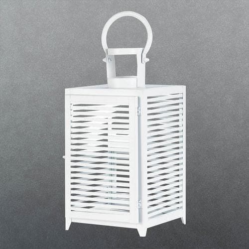 Large White Horizon Lantern - Premium Gallery of Light from Gallery of Light - Just $47.46! Shop now at Handbags Specialist Headquarter