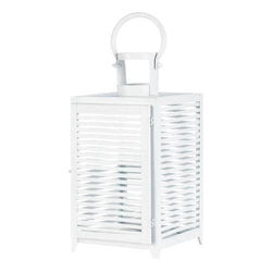 Large White Horizon Lantern - Premium Gallery of Light from Gallery of Light - Just $47.46! Shop now at Handbags Specialist Headquarter