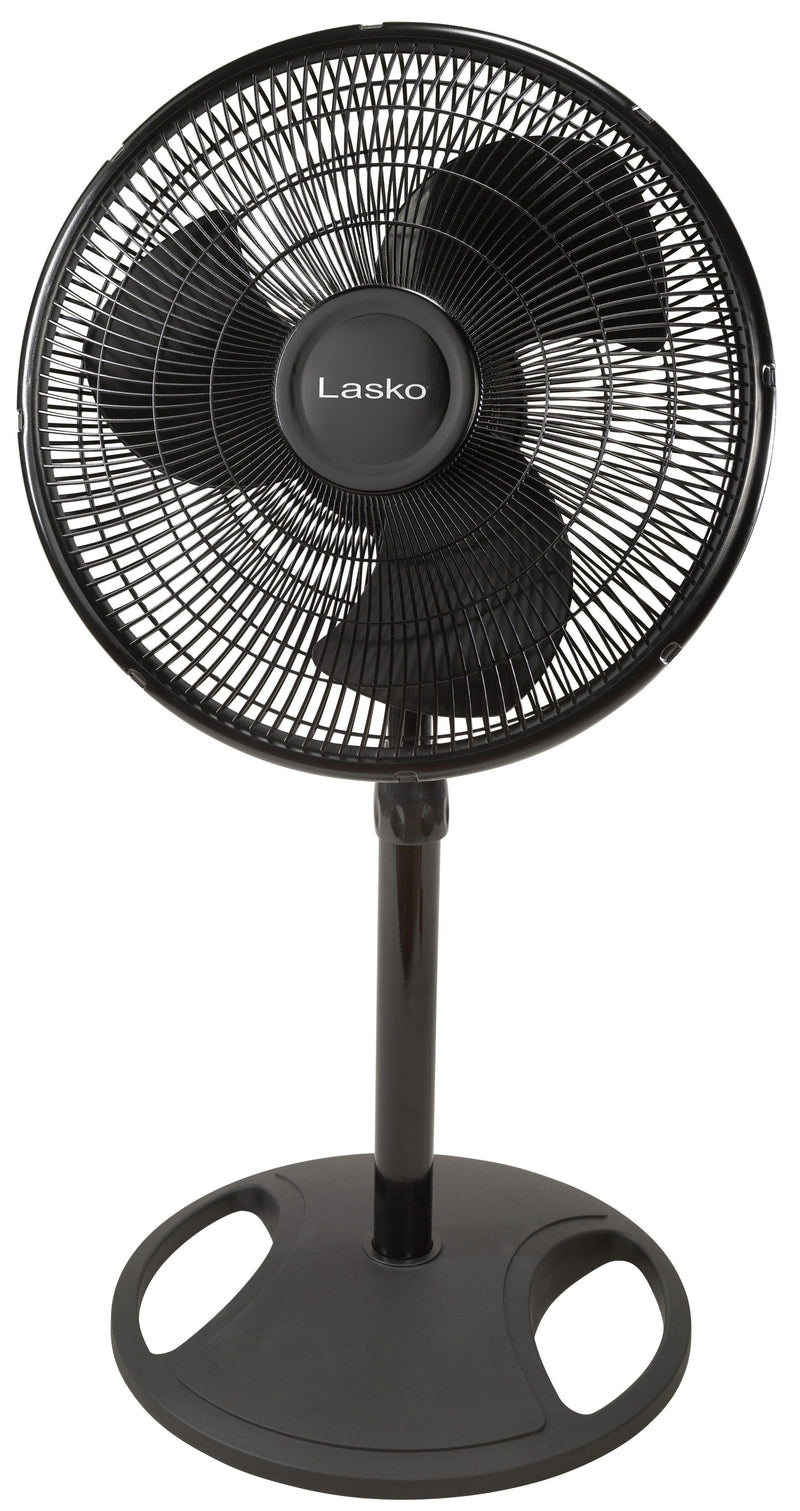 Lasko 16" Oscillating Pedestal Stand 3-Speed Fan, S16500, Black - Premium FANS from Lasko - Just $46.99! Shop now at Handbags Specialist Headquarter