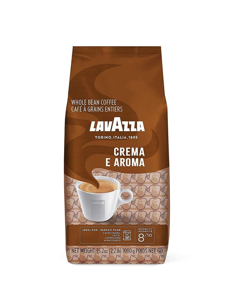 Lavazza Super Crema Whole Bean Coffee Blend, Medium Espresso Roast, 2.2LB (Pack of 1) Authentic Italian,Produced in a nut-free facility center, Mild and creamy with notes of hazelnuts and brown sugar - Premium COFFEE PRODUCTS from Visit the Lavazza Store - Just $19.99! Shop now at Handbags Specialist Headquarter