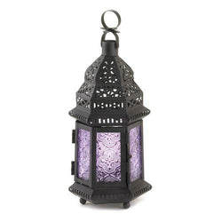 Lavender Moroccan Style Lantern - Premium Gallery of Light from Gallery of Light - Just $37.93! Shop now at Handbags Specialist Headquarter