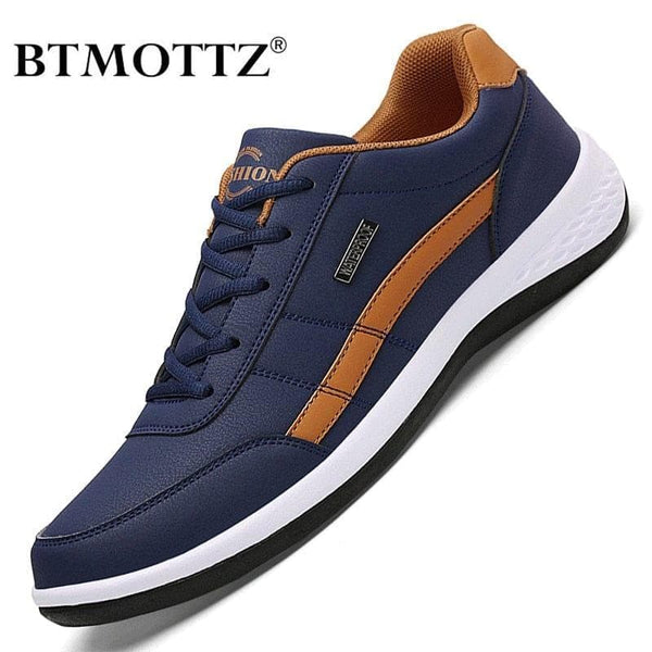 Leather Men Shoes Luxury Brand England Trend Casual Shoes Men Sneakers Italian Breathable Leisure Male Footwear Chaussure Homme - Premium Men's shoes from eprolo - Just $39.38! Shop now at Handbags Specialist Headquarter