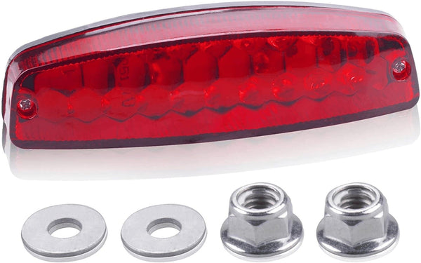 LED Rear Tail Brake Light with Nuts Washers Compatible with 50Cc 70CC 90Cc 110Cc 125Cc Taotao Sunl JCL Coolster Roketa Kazuma Chinese Atvs Moped Quad 4 Wheeler Parts by OTOHANS AUTOMOTIVE - Premium  from OTOHANS AUTOMOTIVE - Just $338.47! Shop now at Handbags Specialist Headquarter
