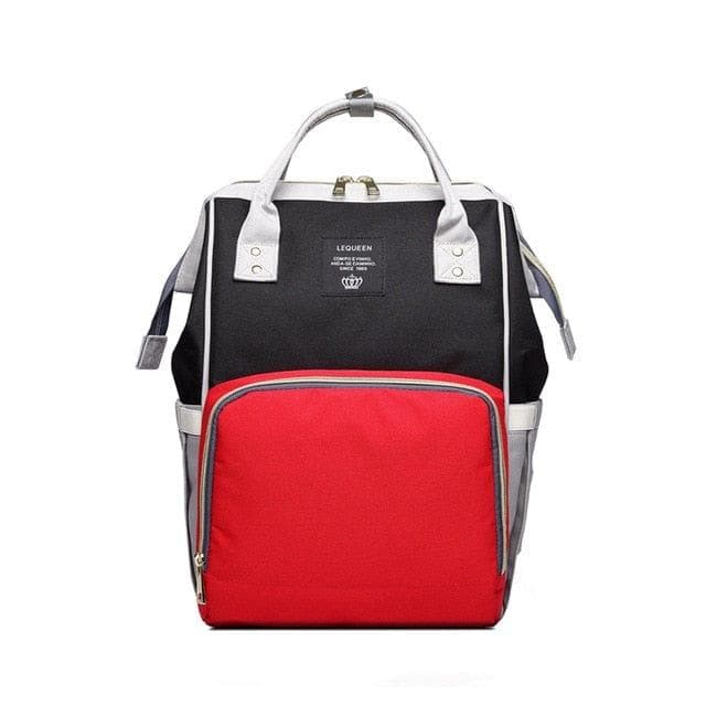 Lequeen Fashion Mummy Maternity Nappy Bag Large Capacity Nappy Bag Travel Backpack Nursing Bag for Baby Care Women's Fashion Bag - Premium 100001871 from Azz Block Store - Just $38.99! Shop now at Handbags Specialist Headquarter