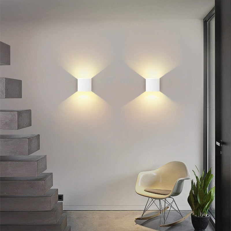 Lightess Modern Wall Sconce Dimmable 10W Hardwired, Up Down Wall Mount Lights Indoor Mini Metal LED Wall Lamp for Living Room Bedroom Hallway Decor, Warm White, O1181TP - Premium Indoor Wall Light from Visit the Lightess Store - Just $29.98! Shop now at Handbags Specialist Headquarter