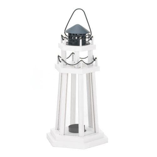 Lighthouse Point Wooden Lantern - Premium Gallery of Light from Gallery of Light - Just $46.74! Shop now at Handbags Specialist Headquarter