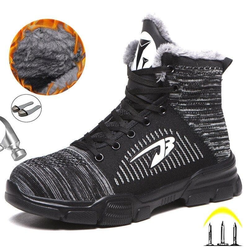 Lightweight Safety Shoes Men Winter Shoes 2020 New Work Safety Boots Male Steel Toe Shoes Anti-puncture Work Sneakers Men Boots - Premium Men's shoes from eprolo - Just $49.99! Shop now at Handbags Specialist Headquarter