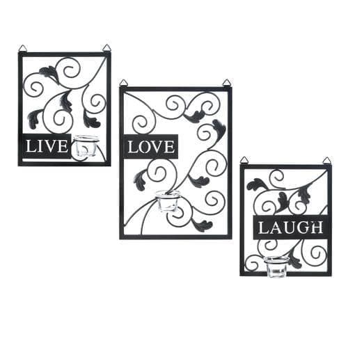 Live, Love, Laugh Wall Decor - Premium Accent Plus from Accent Plus - Just $57.46! Shop now at Handbags Specialist Headquarter