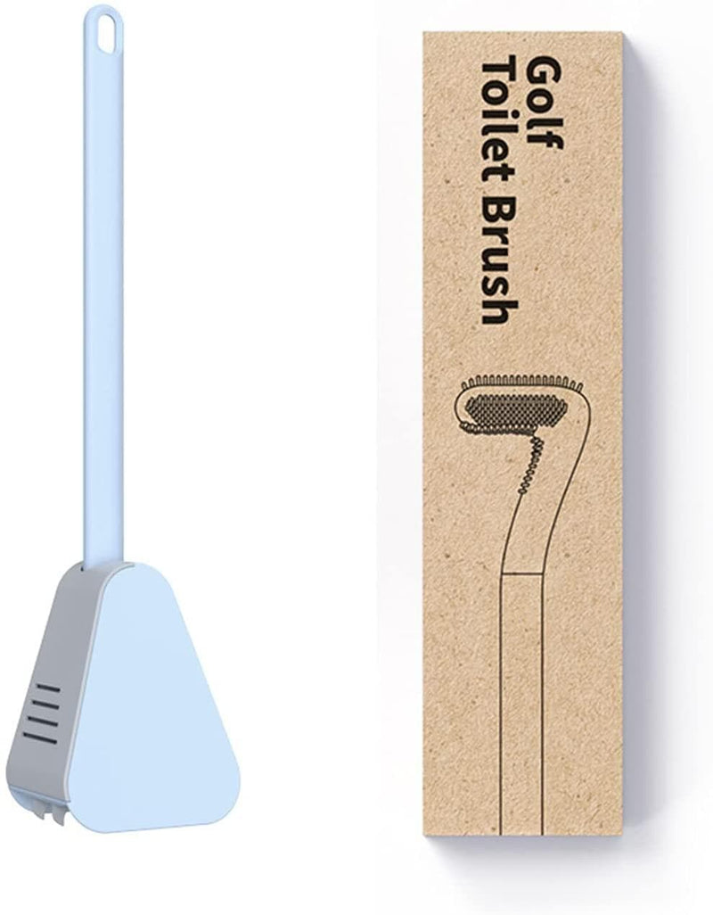 Long Handle Toilet Cleaning Brush ,Golf Silicone Toilet Brush,No Dead-end Wall-Mounted Cleaning Brush with Anti-Leakage Base - Premium Home Décor from eprolo - Just $13.60! Shop now at Handbags Specialist Headquarter