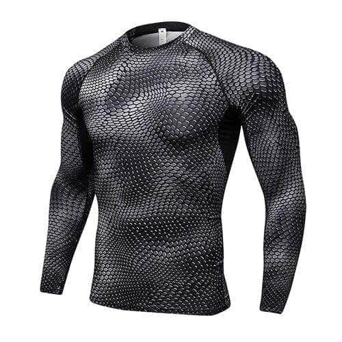 Long Sleeve Sport Shirt Men Quick Dry Running T-shirts Gym Clothing Fitness Top Crossfit T Shirt - Premium MEN T-SHIRT from eprolo - Just $20.92! Shop now at Handbags Specialist Headquarter