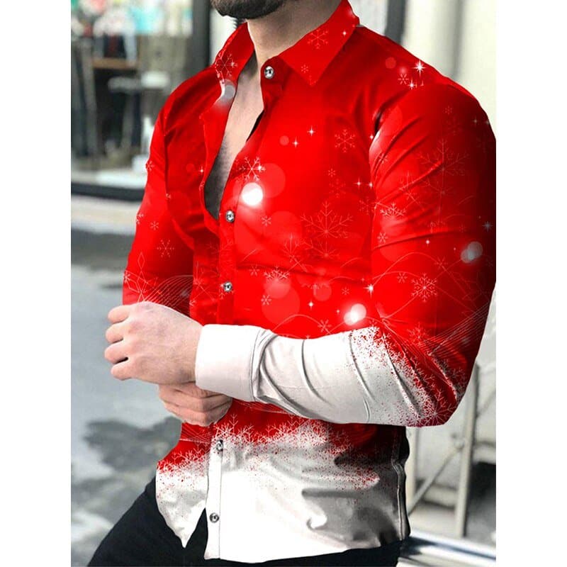 Luxury Men Shirts Turn-down Collar Buttoned Shirt Casual Designer Stripe Print Long Sleeve Tops Mens Clothes Prom Party Cardigan - Premium Men's T-shirt from Shop1110135 Store - Just $27.99! Shop now at Handbags Specialist Headquarter