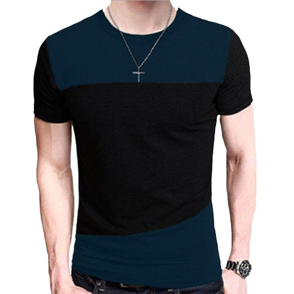 M-3XL Mens T Shirt Short Sleeve Crew Neck T-shirt Slim Fit Casual Tshirt - Premium MEN T-SHIRT from eprolo - Just $15.36! Shop now at Handbags Specialist Headquarter