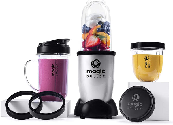 Magic Bullet Blender, Small, Silver, 11 Piece Set - Premium BLENDERS from Visit the Magic Bullet Store - Just $49.99! Shop now at Handbags Specialist Headquarter