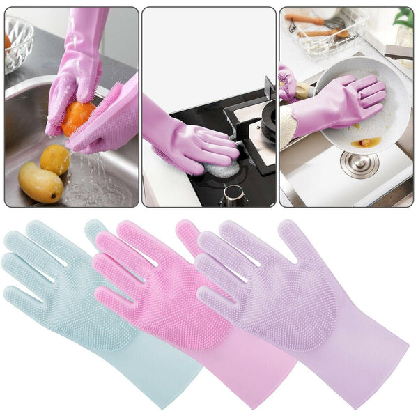 Magic Silicone Dishwashing Gloves - Premium 259621 from eBay US - Just $19.18! Shop now at Handbags Specialist Headquarter