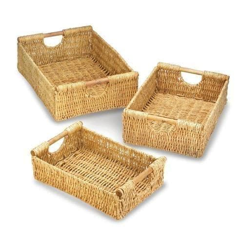 Maize Nesting Basket Set - Premium Accent Plus from Accent Plus - Just $70.06! Shop now at Handbags Specialist Headquarter