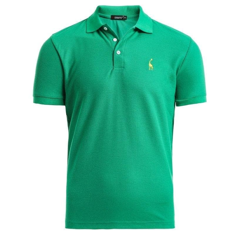 Man Polo Shirt Mens Casual Deer Embroidery Cotton Polo shirt Men Short Sleeve High Quantity polo men - Premium MEN T-SHIRT from eprolo - Just $23.36! Shop now at Handbags Specialist Headquarter