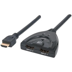 Manhattan 2-port Hdmi Switch (pack of 1 Ea) - Premium Adapters and Cables from MANHATTAN - Just $62.32! Shop now at Handbags Specialist Headquarter