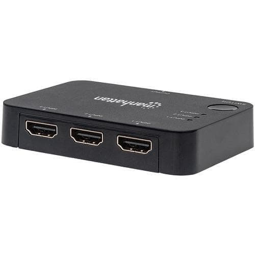 Manhattan 3-port Hdmi Switch (4k @ 30hz) (pack of 1 Ea) - Premium Adapters and Cables from MANHATTAN - Just $80.05! Shop now at Handbags Specialist Headquarter