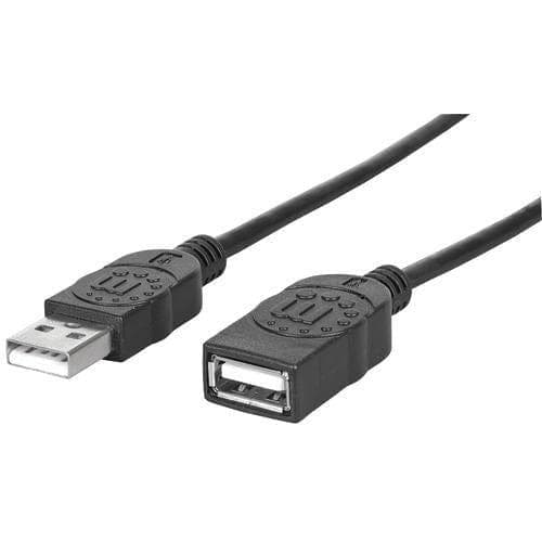 Manhattan A-male To A-female Usb 2.0 Extension Cable (10ft) (pack of 1 Ea) - Premium Computers and Accessories from MANHATTAN - Just $33.23! Shop now at Handbags Specialist Headquarter