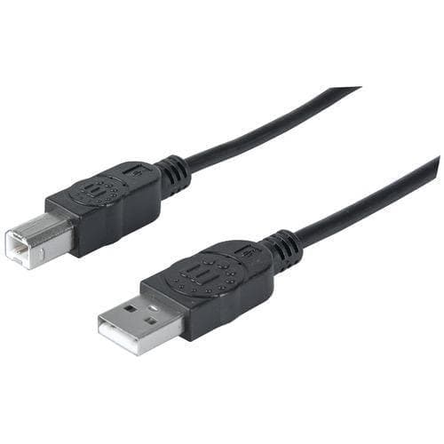 Manhattan A-male To B-male Usb 2.0 Cable (10ft) (pack of 1 Ea) - Premium Computers and Accessories from MANHATTAN - Just $33.12! Shop now at Handbags Specialist Headquarter