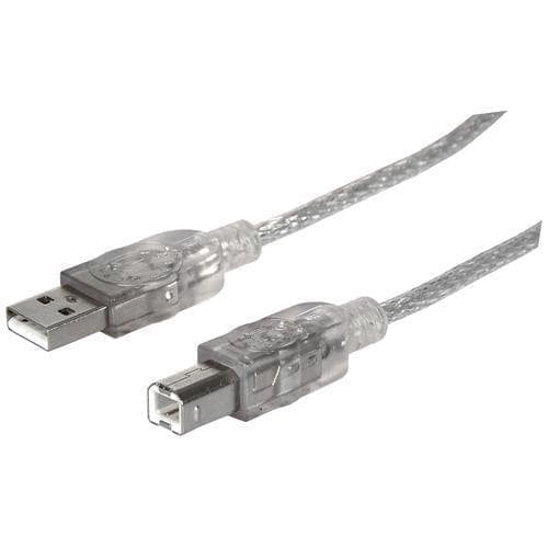 Manhattan A-male To B-male Usb 2.0 Cable (15ft) (pack of 1 Ea) - Premium Computers and Accessories from MANHATTAN - Just $40.13! Shop now at Handbags Specialist Headquarter