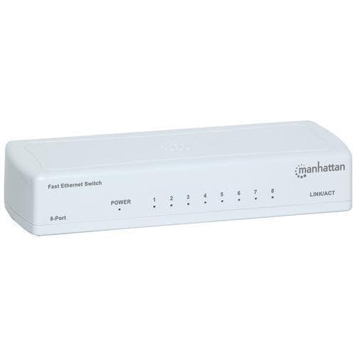 Manhattan Fast Ethernet Office Switch (8 Port) (pack of 1 Ea) - Premium Computers and Accessories from MANHATTAN - Just $56.85! Shop now at Handbags Specialist Headquarter