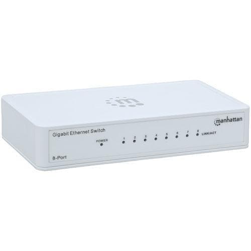 Manhattan Gigabit Ethernet Switch (8 Port) (pack of 1 Ea) - Premium Computers and Accessories from MANHATTAN - Just $81.68! Shop now at Handbags Specialist Headquarter