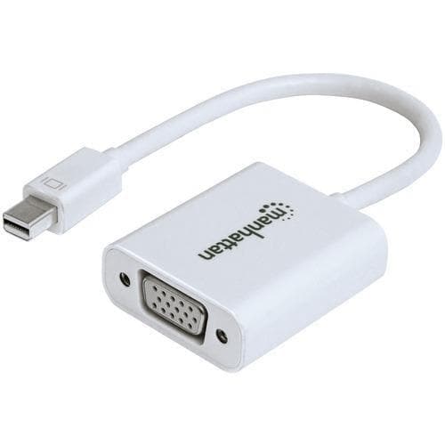 Manhattan Mini Displayport To Vga Adapter Cable&#44; 15cm (pack of 1 Ea) - Premium Computers and Accessories from MANHATTAN - Just $49.13! Shop now at Handbags Specialist Headquarter