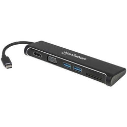 Manhattan Superspeed Usb-c To Hdmi And Vga 4-in-1 Docking Converter (pack of 1 Ea) - Premium Computers and Accessories from MANHATTAN(R) - Just $120.87! Shop now at Handbags Specialist Headquarter
