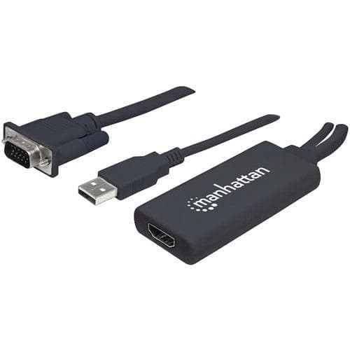Manhattan Vga &amp;amp; Usb To Hdmi Converter (pack of 1 Ea) - Premium Computers and Accessories from MANHATTAN - Just $75.58! Shop now at Handbags Specialist Headquarter