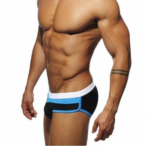 Man's Swimming Briefs Swimwear Shorts Trunks Boxers Patchwork Color Low Waist Summer Swim Beach Nadar - Premium Men Pants from eprolo - Just $17.96! Shop now at Handbags Specialist Headquarter