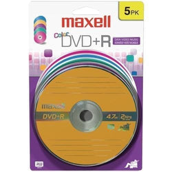 Maxell 4.7gb 120-minute Dvd+rs (5 Pk; Color Carded) (pack of 1 Ea) - Premium Computers and Accessories from MAXELL - Just $28.93! Shop now at Handbags Specialist Headquarter