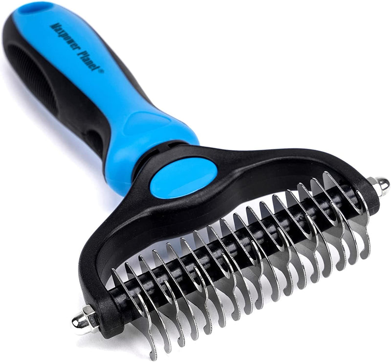 Maxpower Planet Pet Grooming Brush - Double Sided Shedding and Dematting Undercoat Rake Comb for Dogs and Cats,Extra Wide - Premium Pet Grooming Glove from Visit the Maxpower Planet Store - Just $25.99! Shop now at Handbags Specialist Headquarter