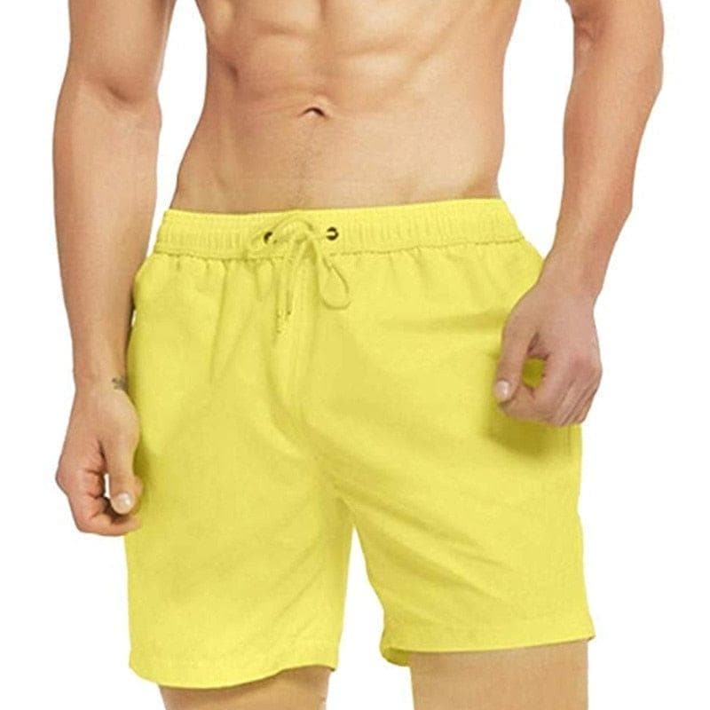 Men Beach Short Change Color Beach Pant for Boy Quick Dry High Temperature Discoloration Male Running Gym Summer Swimming Shorts - Premium Men Pants from eprolo - Just $28.24! Shop now at Handbags Specialist Headquarter