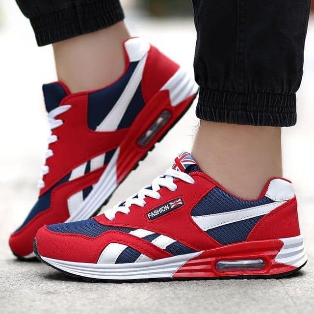 Men Running Shoes Breathable Trainers Sneakers Male Jogging Sports Shoes Bounce Trend Footwear - Premium Men's shoes from eprolo - Just $39.99! Shop now at Handbags Specialist Headquarter