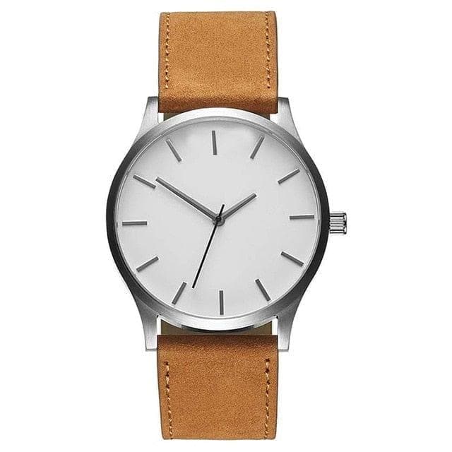 Men Sport Watches Men's Quartz Clock Man Army Military Leather Wrist Watch - Premium Men watch from eprolo - Just $23.99! Shop now at Handbags Specialist Headquarter