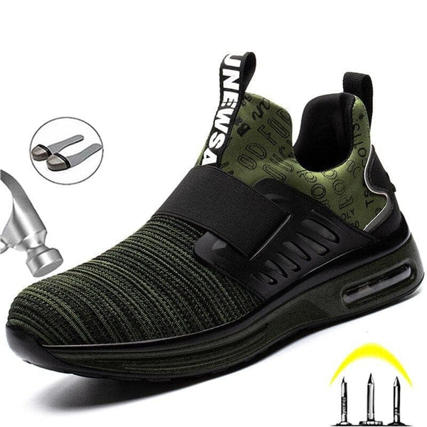 Men Work Shoes Safety Boots Men Reflective Men Boots Indestructible Sneakers Work Safety Shoes - Premium Men's shoes from eprolo - Just $58.06! Shop now at Handbags Specialist Headquarter