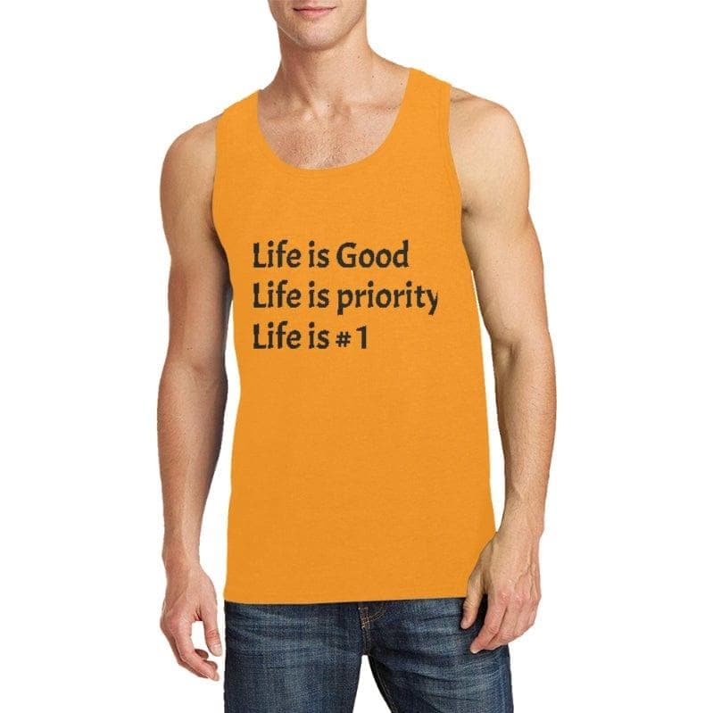 Men's Heavy Cotton Tank Top（Made in USA，Ship to USA Only） - Premium Men's T-shirt from EPROLO-POD - Just $24.34! Shop now at Handbags Specialist Headquarter