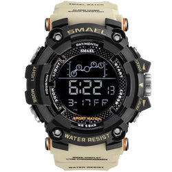 Mens Watch Military Water resistant SMAEL Sport watch Army led Digital wrist Stopwatches for male 1802 relogio masculino Watches - Premium Men watch from eprolo - Just $24.54! Shop now at Handbags Specialist Headquarter
