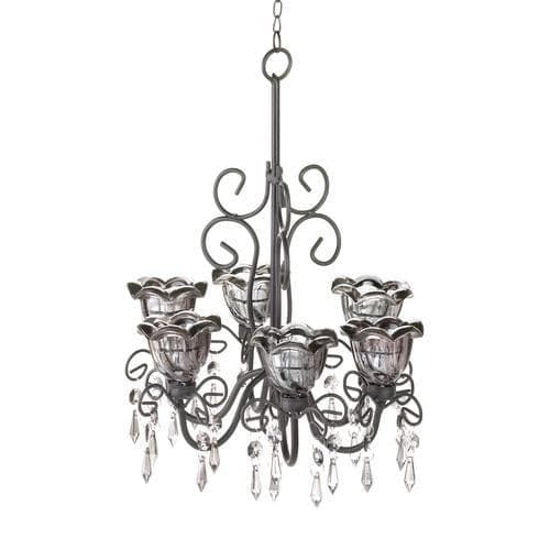 Midnight Blooms Black Chandelier - Premium Gallery of Light from Gallery of Light - Just $54.95! Shop now at Handbags Specialist Headquarter