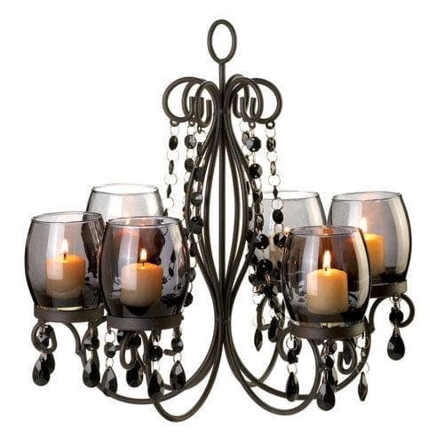 Midnight Elegance Candle Chandelier - Premium Gallery of Light from Gallery of Light - Just $68.25! Shop now at Handbags Specialist Headquarter