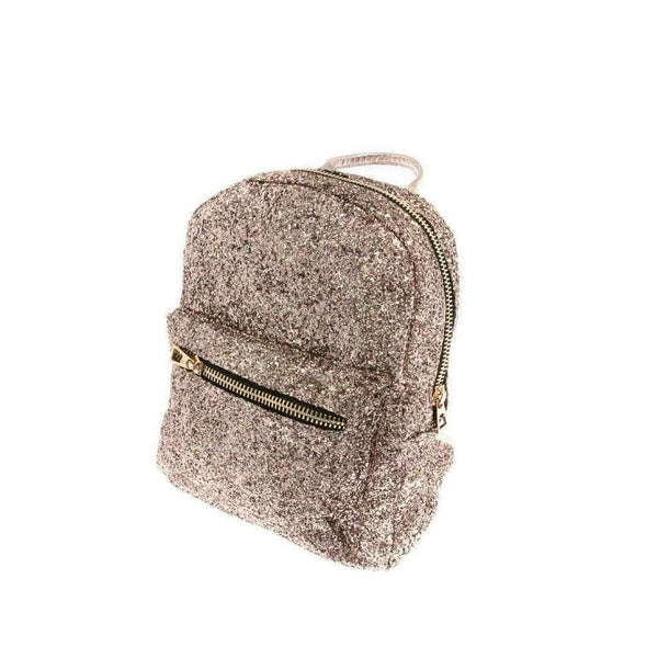 Mini Glitter Backpack in Pink - Premium handbags from Seize&Desist LA - Just $21.01! Shop now at Handbags Specialist Headquarter