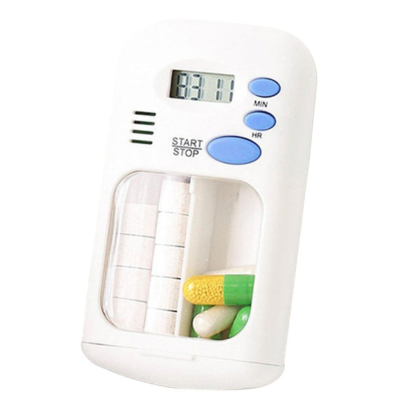 Mini Portable Pill Reminder Drug Alarm Timer Electronic Box Organizer LED Display Alarm Clock Remind Small First Aid Kit - Premium  from PersonalhomeD - Just $20.65! Shop now at Handbags Specialist Headquarter