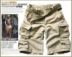 MISNIKI   Mens Shorts Casual Loose Knee-length Mens Cargo Shorts Within Belt S-3XL - Premium Men Pants from eprolo - Just $42.38! Shop now at Handbags Specialist Headquarter