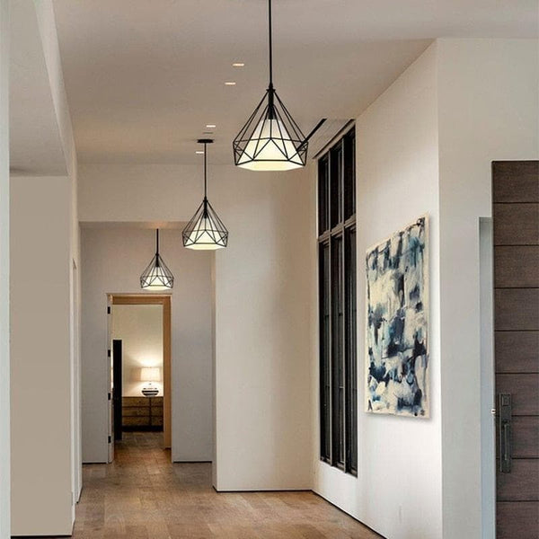 Modern industrial loft hotel corridor aisle LED chandelier living room apartment dining room bedroom hall lighting - Premium Home Décor from eprolo - Just $65.06! Shop now at Handbags Specialist Headquarter